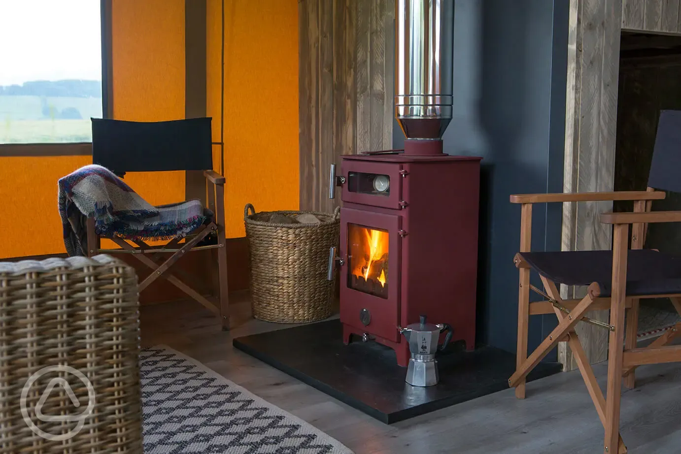 Sandpipers wood-burning stove