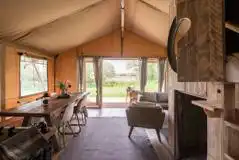 Sandpiper safari tent interior