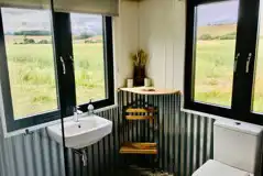Skylark safari tent bathroom Skylark safari tent bathroom