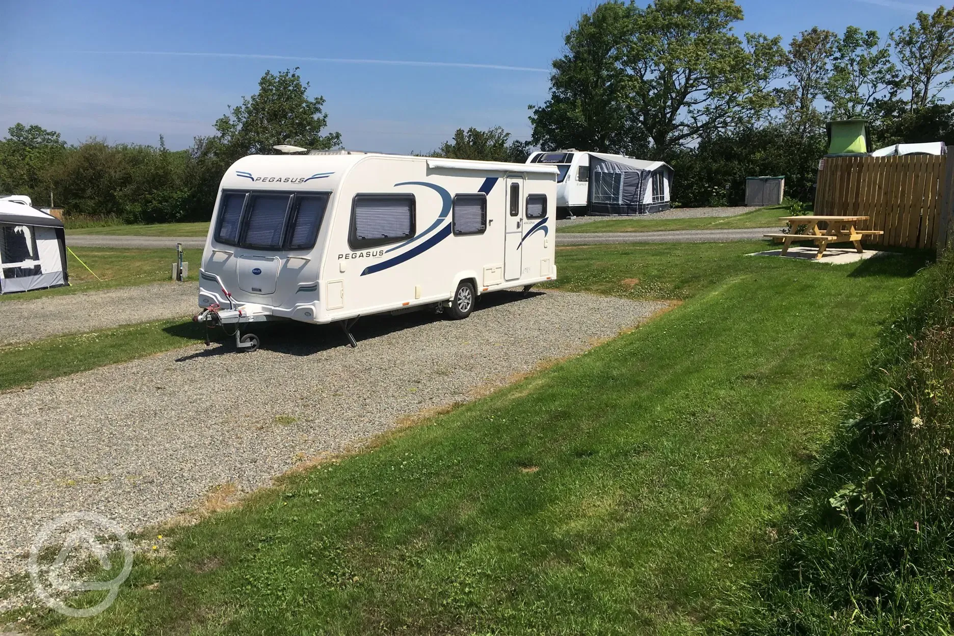 Fully serviced hardstanding pitches (Pendine)