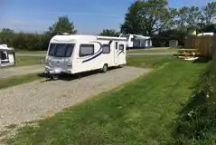 Fully serviced hardstanding pitches with electric, water and waste points