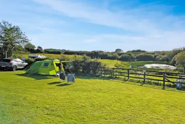 Non electric grass tent pitch (Newgale) at Pelcomb Cross Campsite