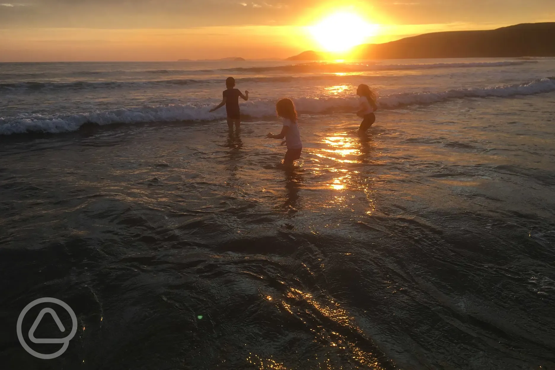 Sunset at Newgale Beach