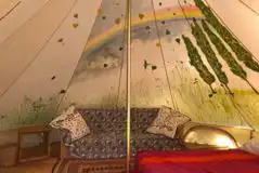 Bell tent interior