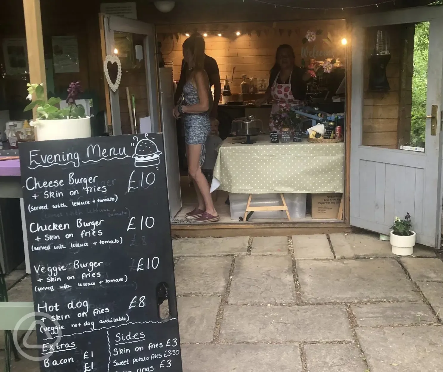 Onsite cafe - open weekends from May to September