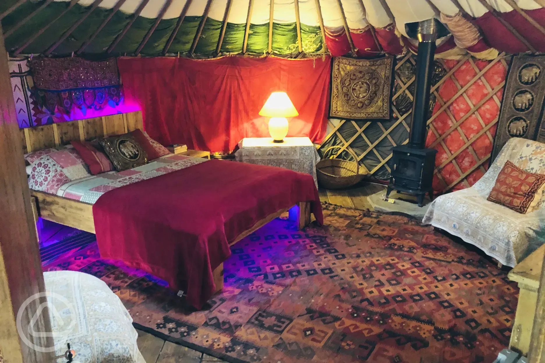 Yami yurt interior