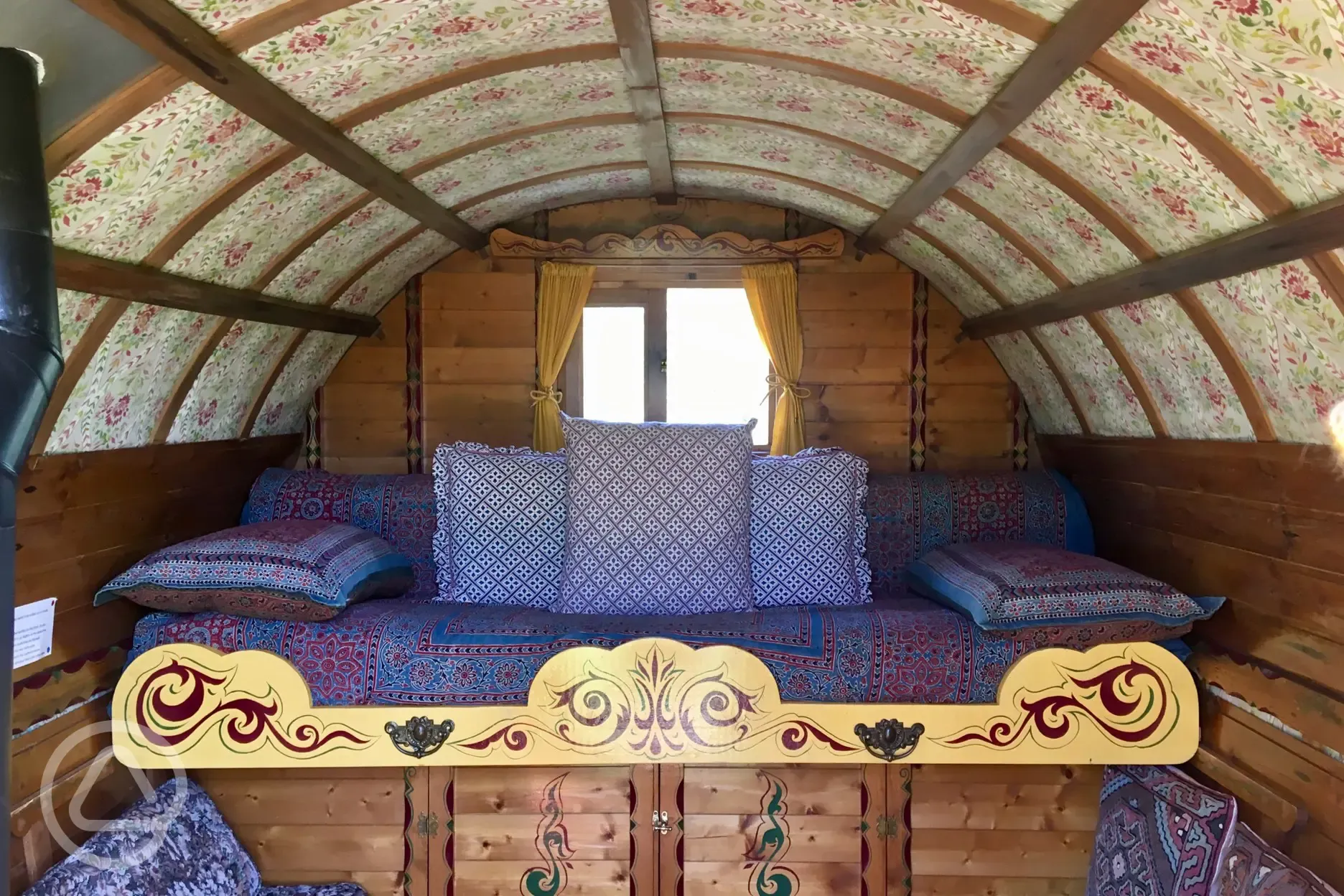 Carmen gypsy caravan interior