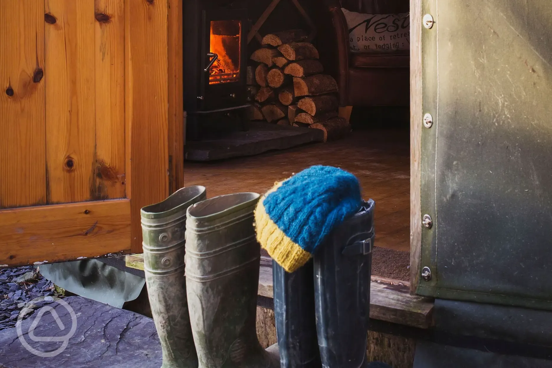 Boots and log fires