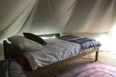 Bell tent interior