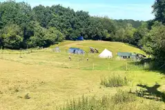 Overview of the campsite