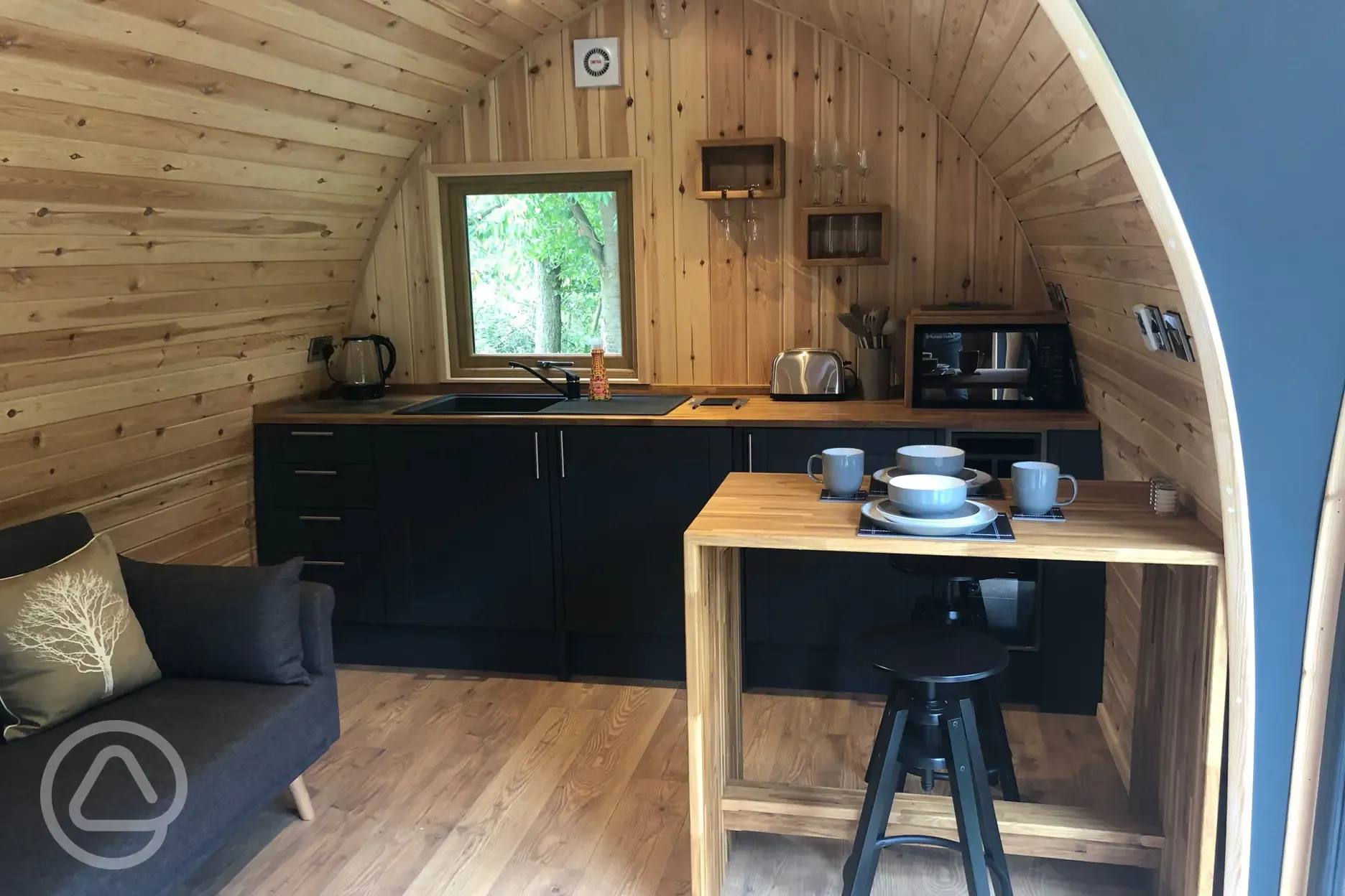 Bluebell Pods beautiful kitchen