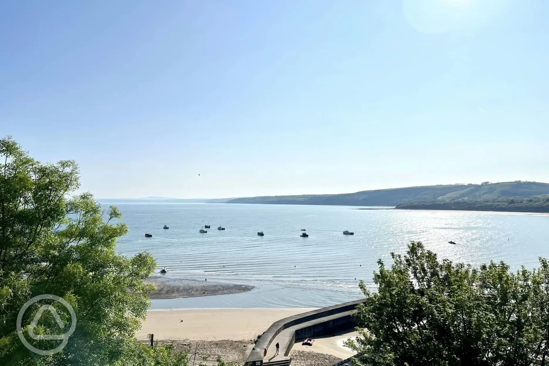 Cei Bach Beach, five minutes away