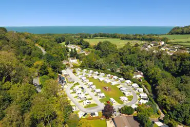 Aerial of the campsite
