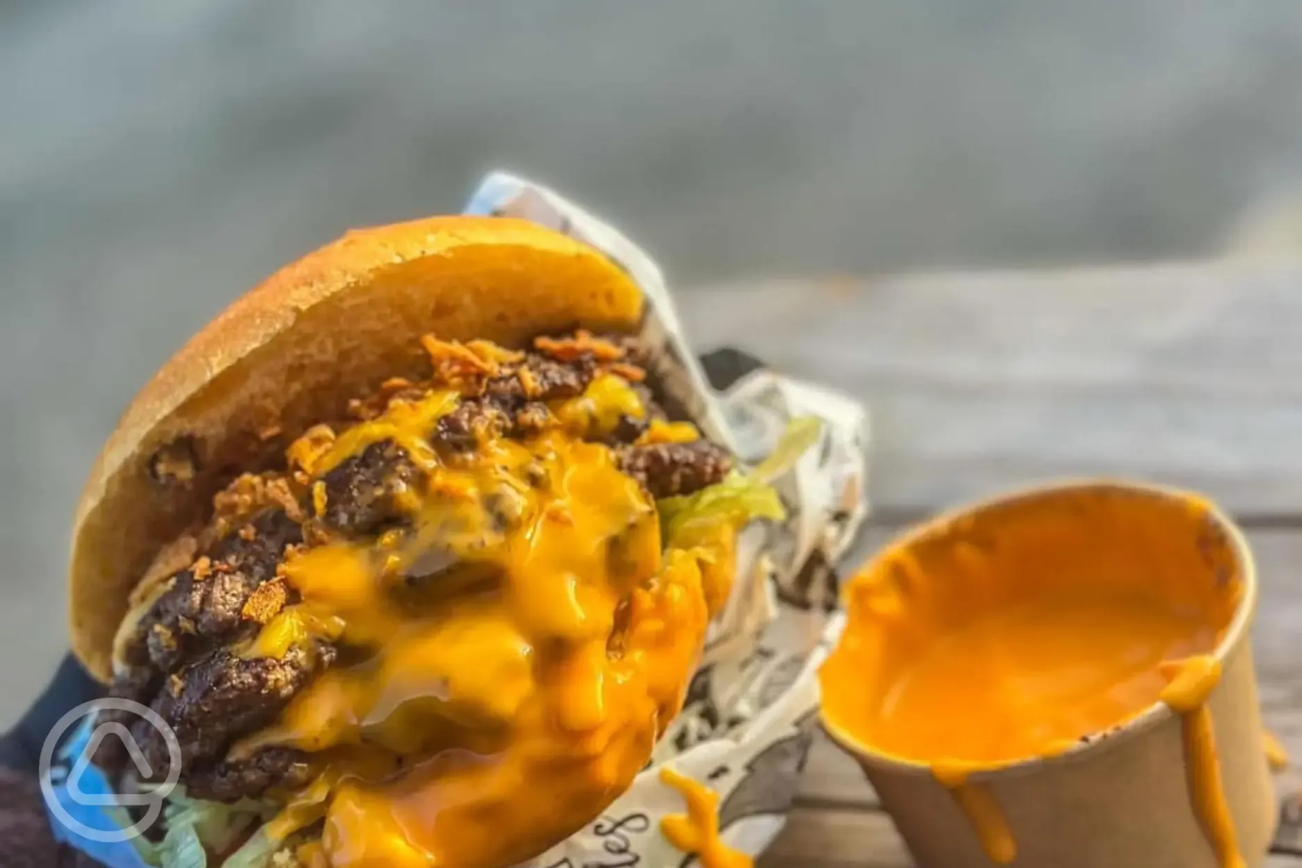 Burgers served from food truck (available on select days)