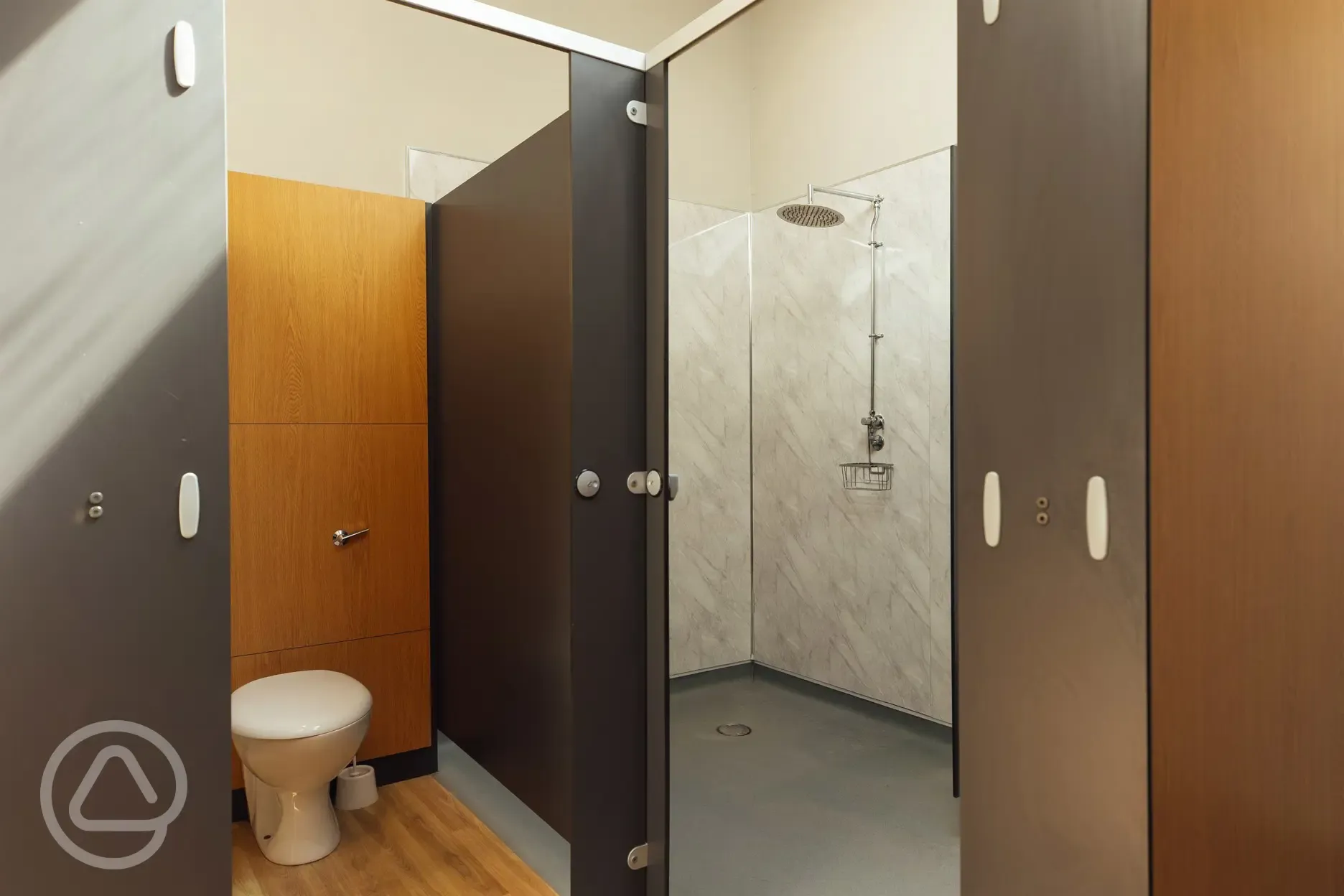 Toilets and shower block 