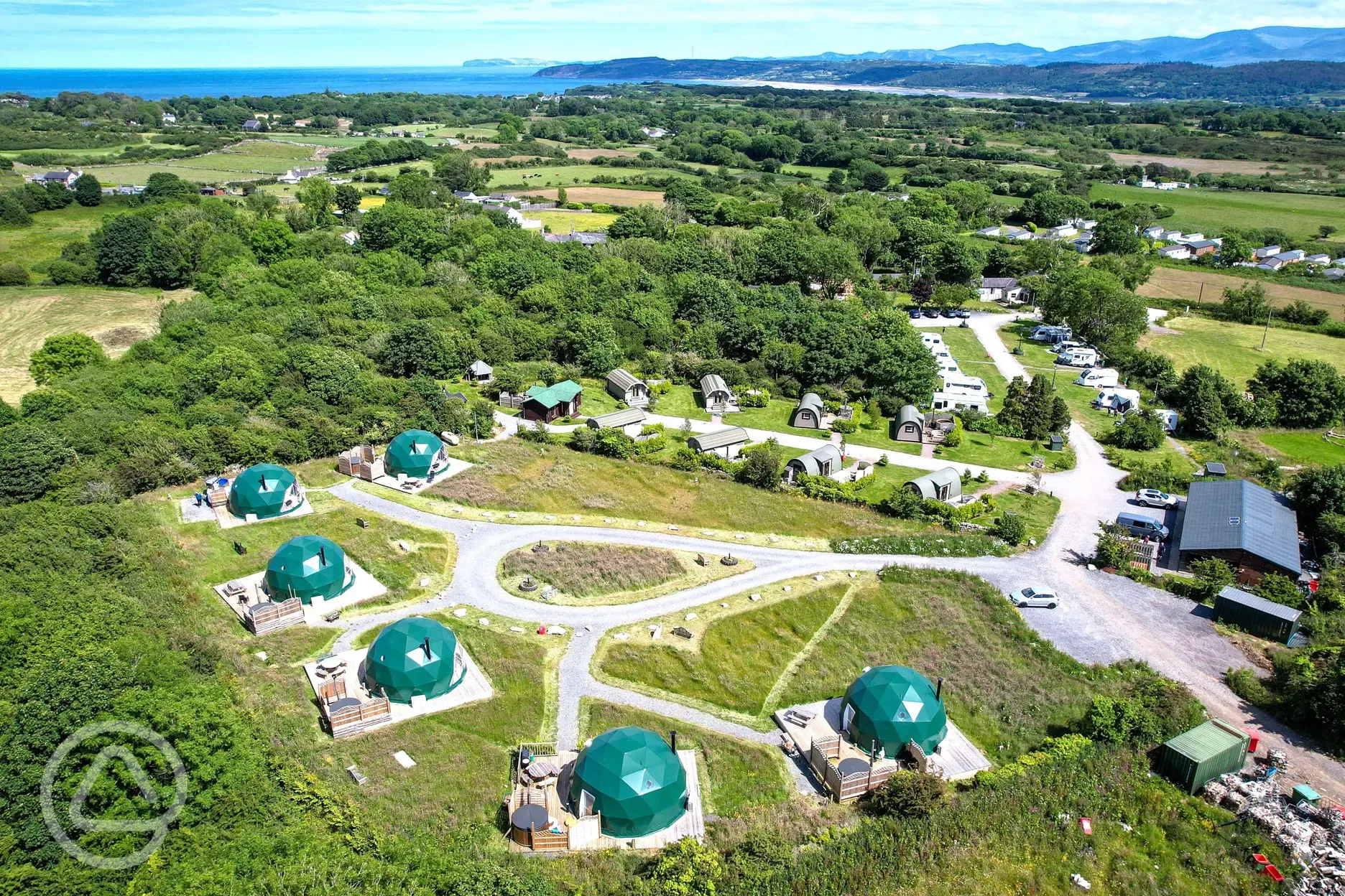 Aerial of the site