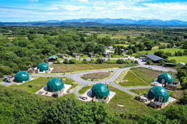 Aerial of the site