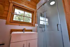 Elite plus ensuite glamping pod bathroom Elite plus ensuite glamping pod bathroom