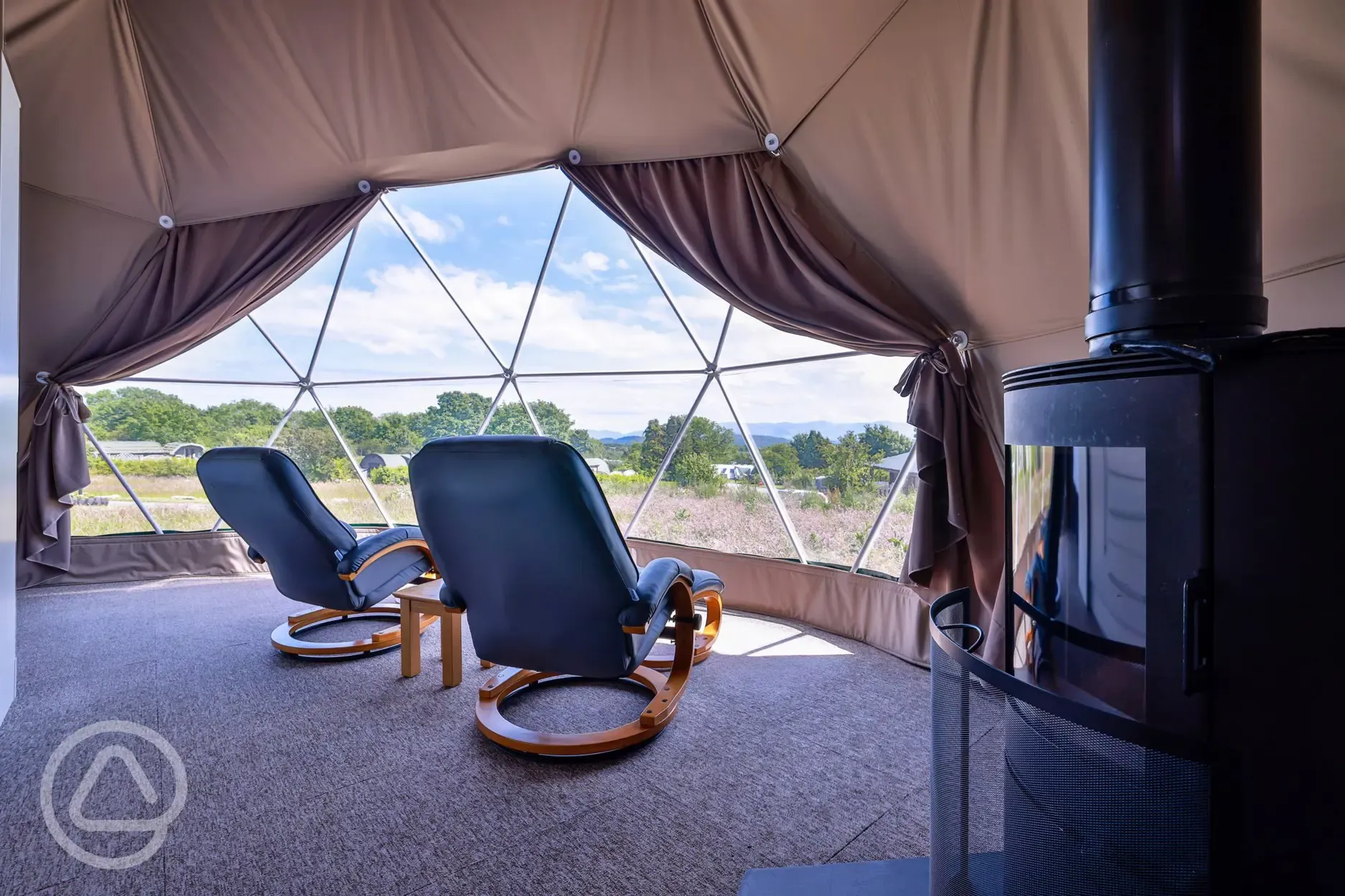 Geodome interior