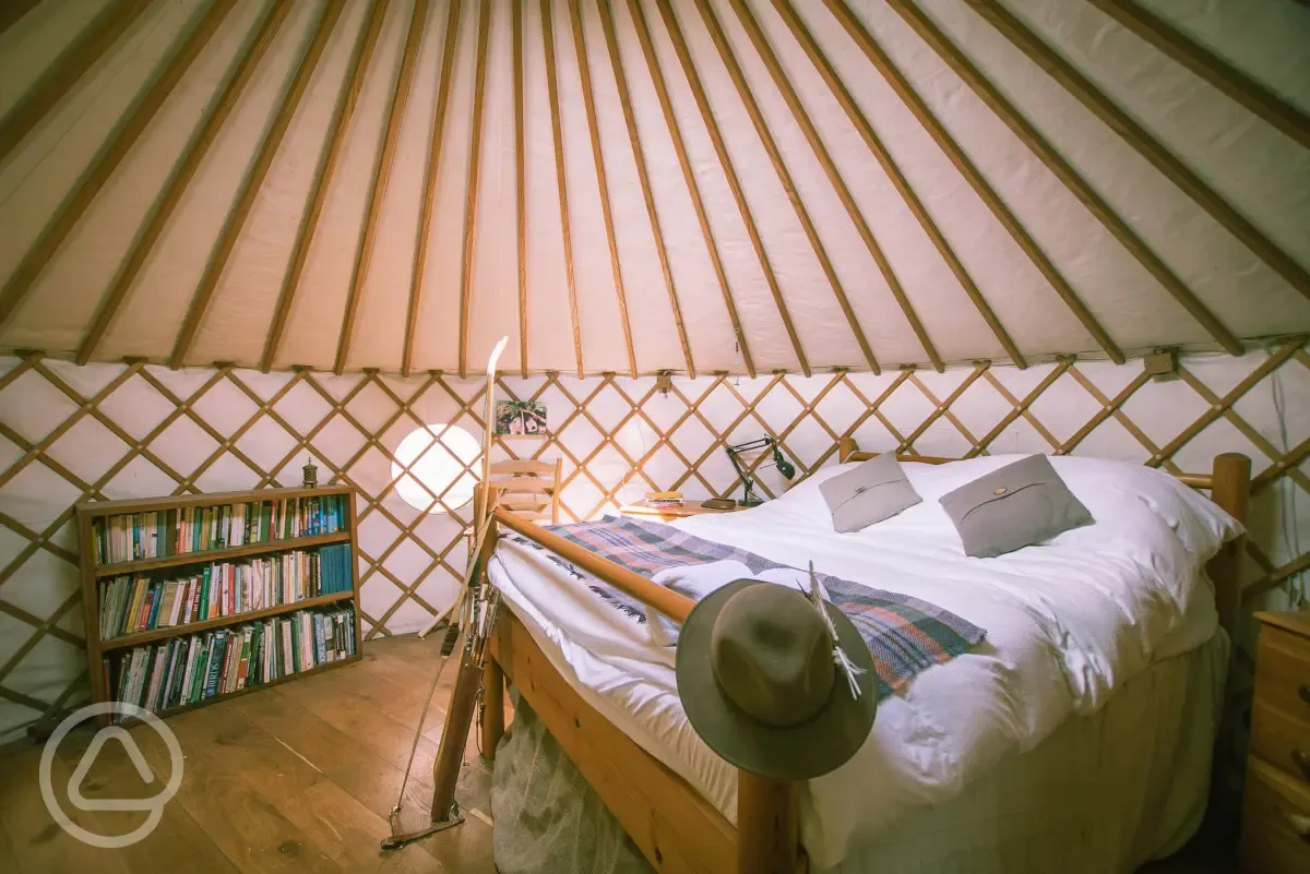Yurt bedroom