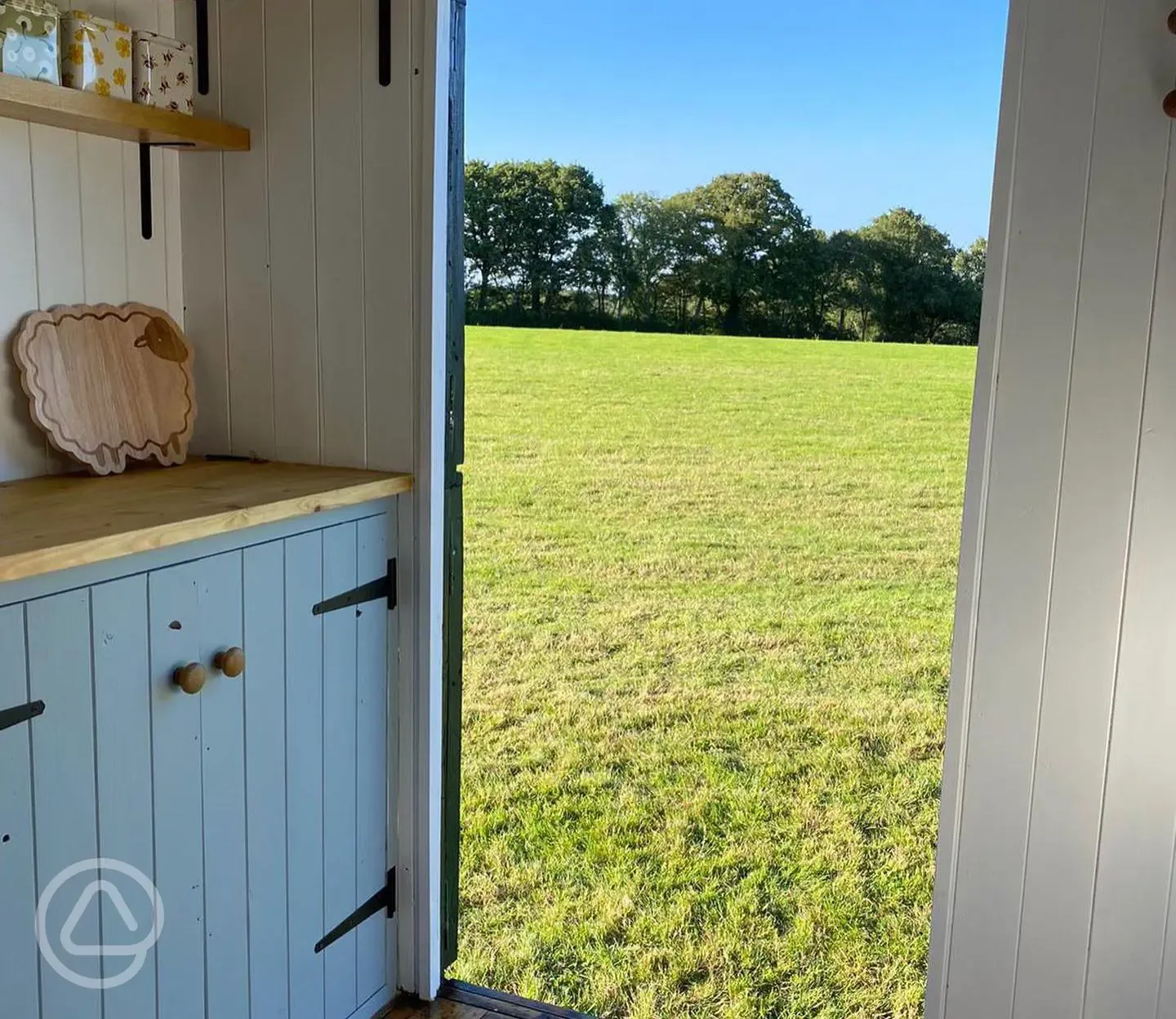 View from the shepherd's hut