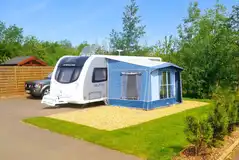 Northern Superior fully serviced hardstanding touring pitch