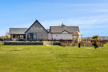 Onsite bar and restaurant with children's play area