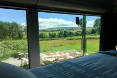 Eco bus (two person) Lammermuir Hills views from bedroom windows