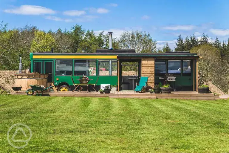 Luxury glamping bus - four person