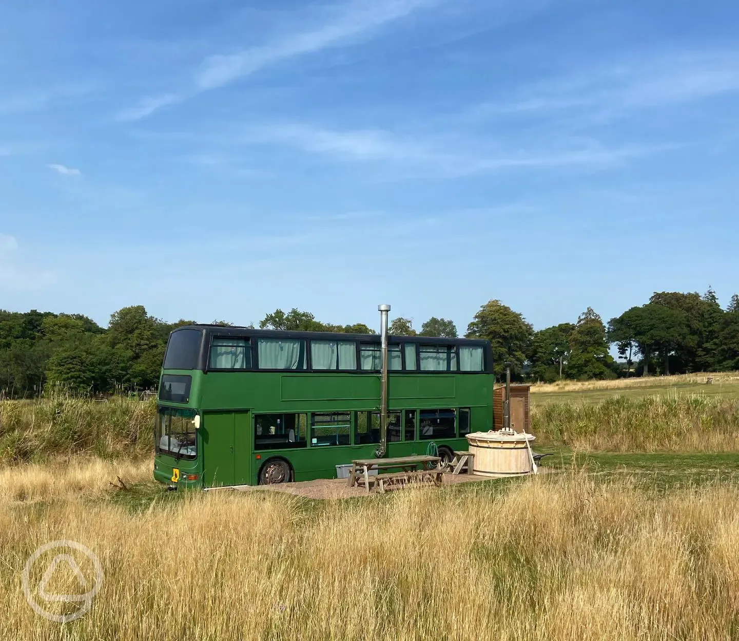 Eco bus (six person) exterior at The Bus Stop