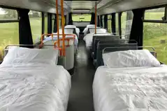 Eco bus (six person) single beds with bedding provided