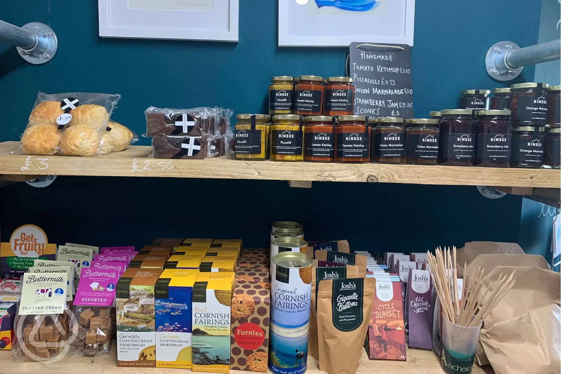 Onsite licensed shop selling local produce