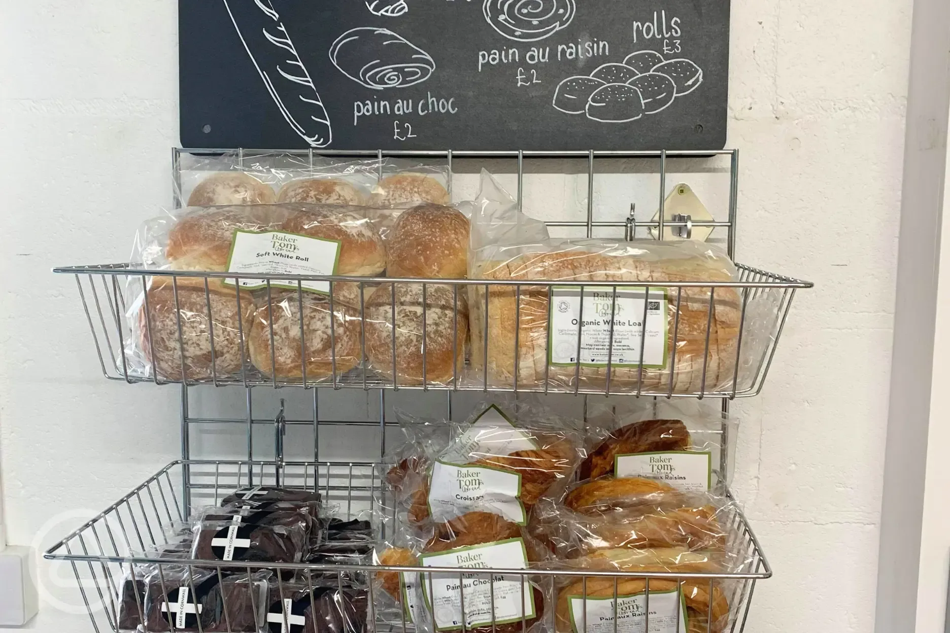 Onsite licensed shop selling fresh bakes