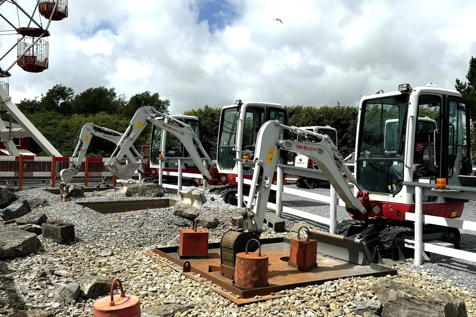 Digger experiences at Folly Farm Adventure Park and Zoo Digger experiences at Folly Farm Adventure Park and Zoo