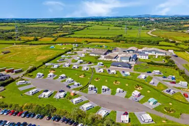 Aerial of the campsite