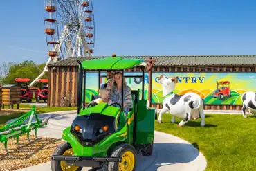 Folly Farm Adventure Park and Zoo with a country tractor ride