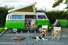 Fully serviced hardstanding touring pitches (dog friendly pitches)