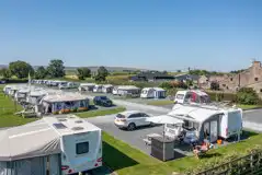 Fully serviced hardstanding touring pitches with 10 amp hook up