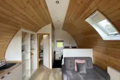 Rosy glamping pod interior - pet free Rosy glamping pod interior - pet free