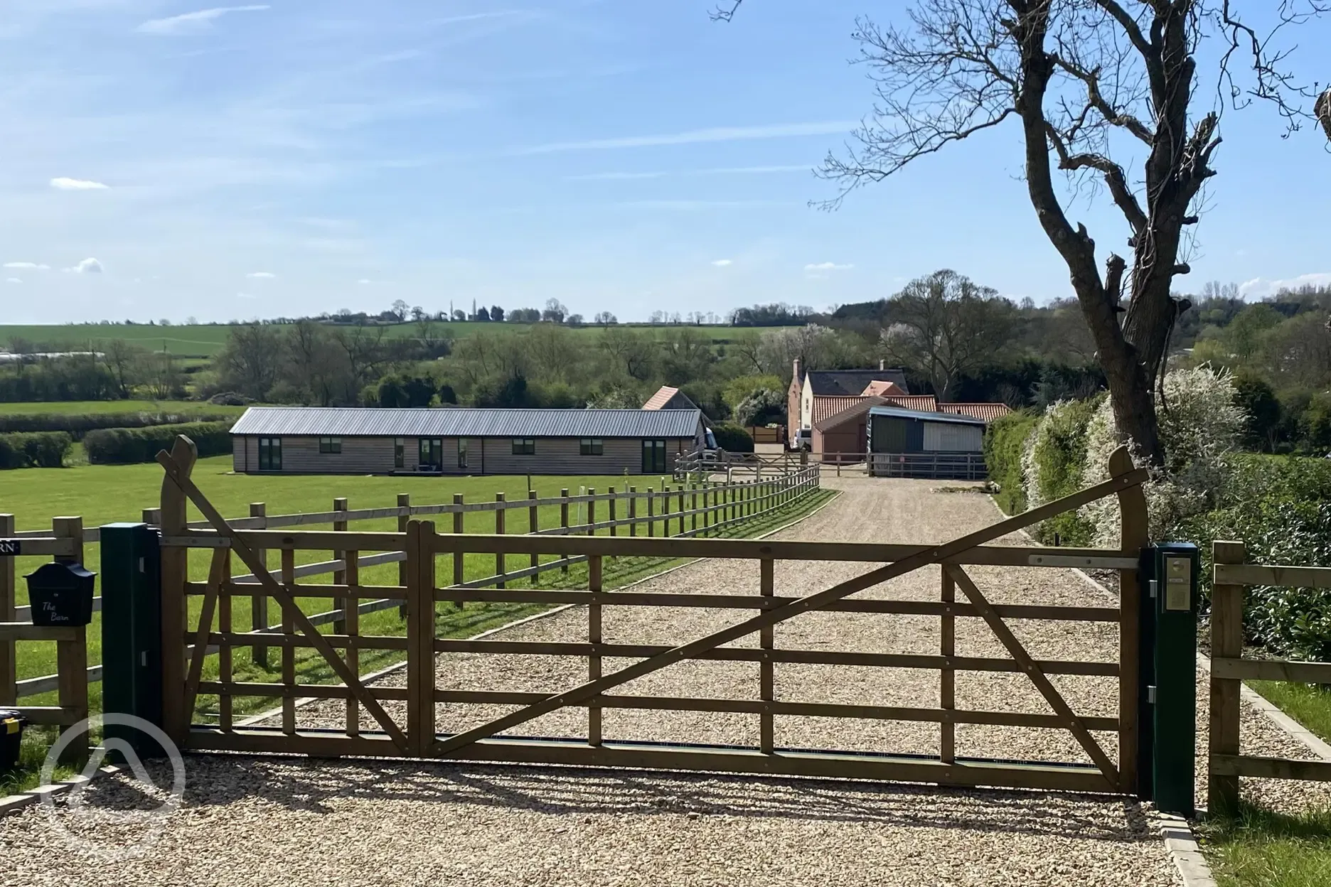 Entrance to the site