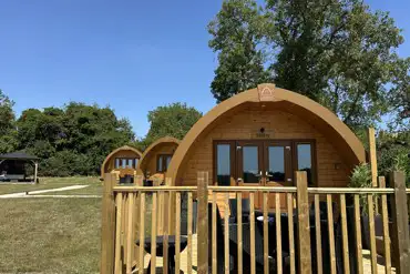 Luxury glamping pods