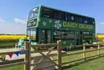 Double decker glamping bus