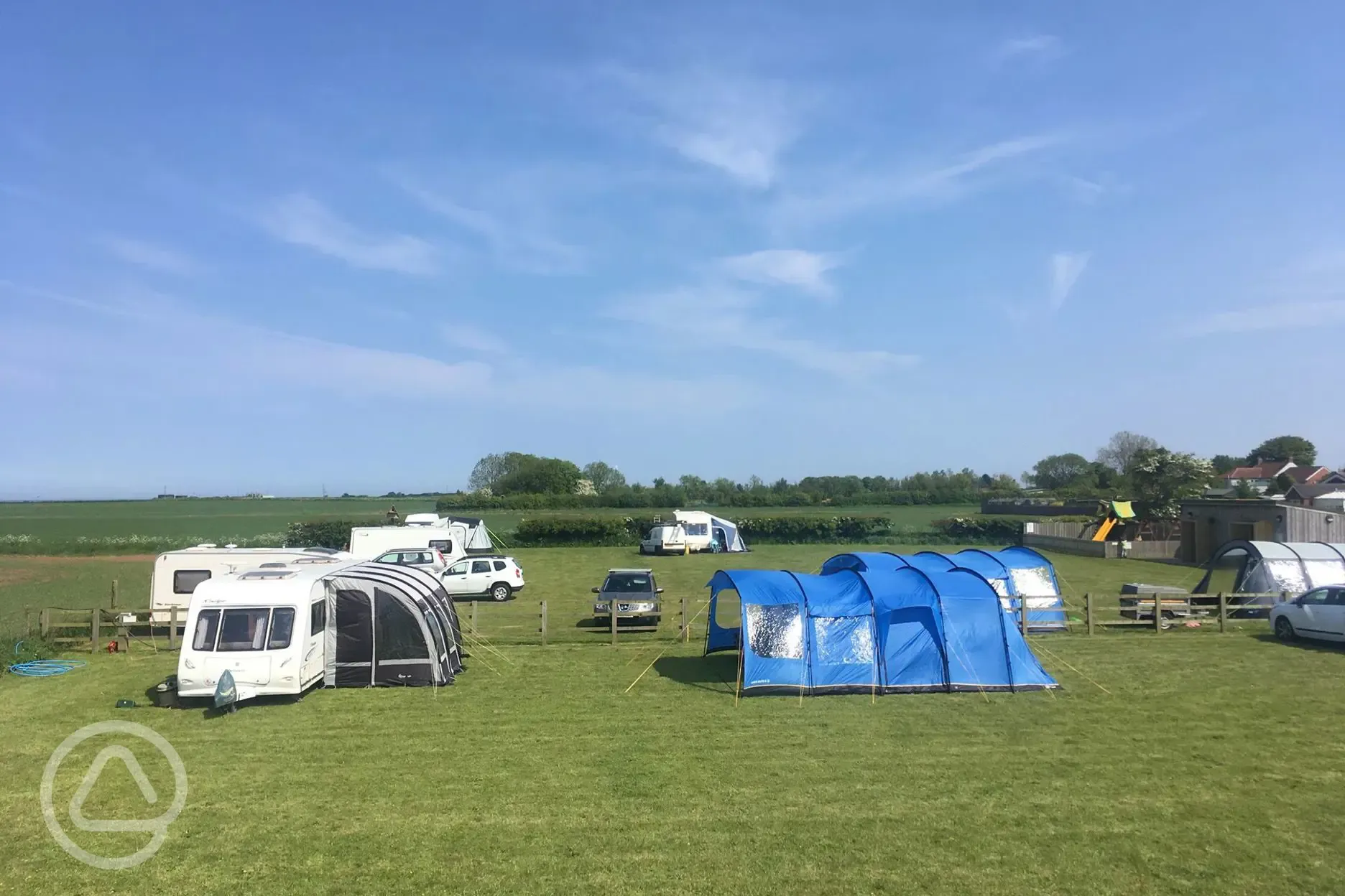 Grass touring pitches