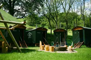 The Huts in the Hills, Hay-on-Wye, Herefordshire (10.8 miles)