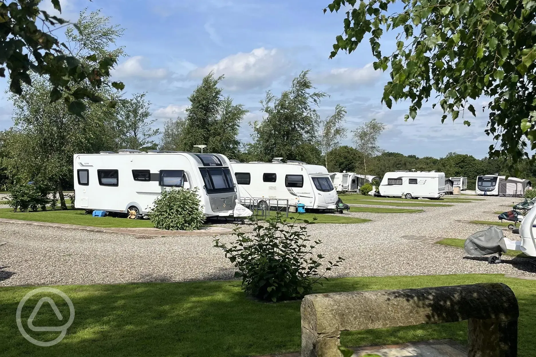 Hardstanding pitches Hardstanding pitches