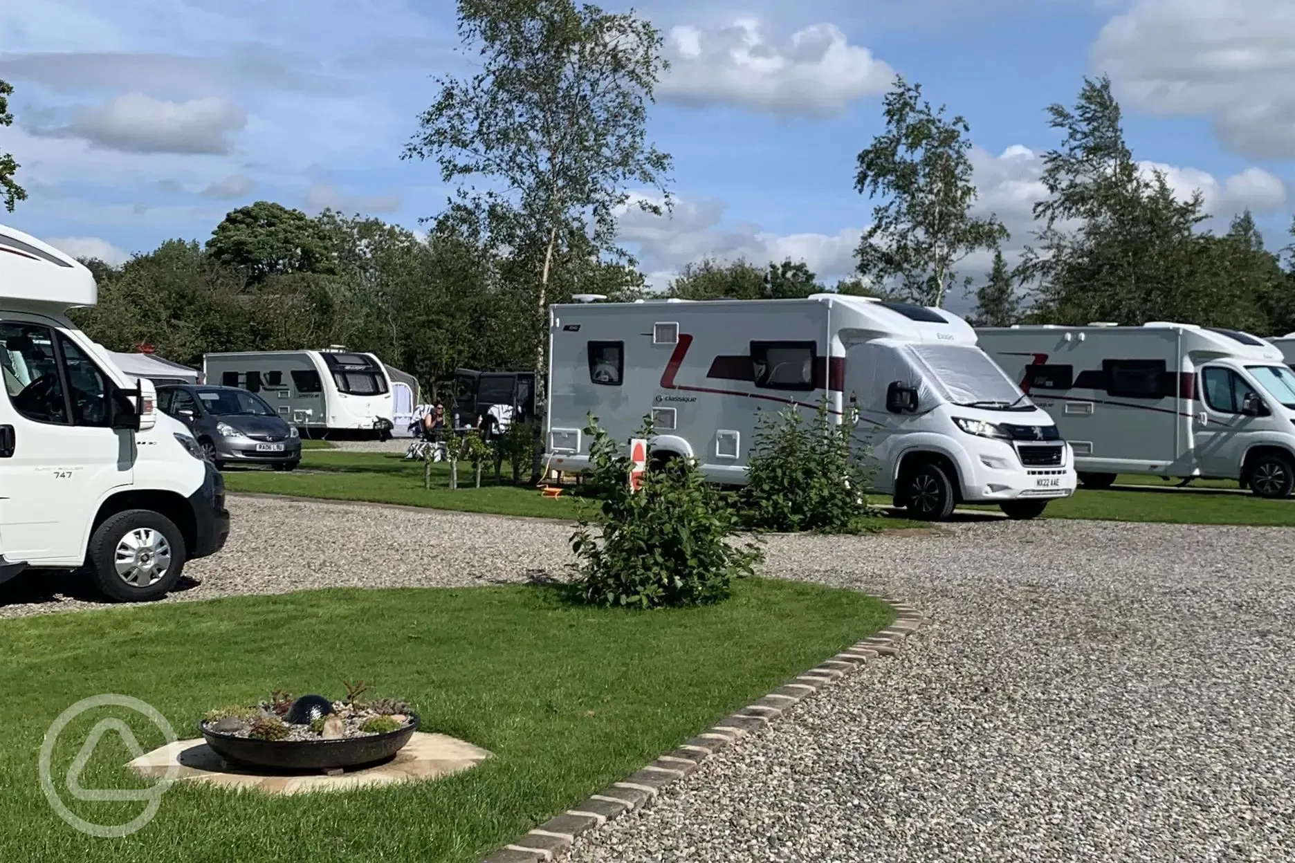 Hardstanding pitches Hardstanding pitches