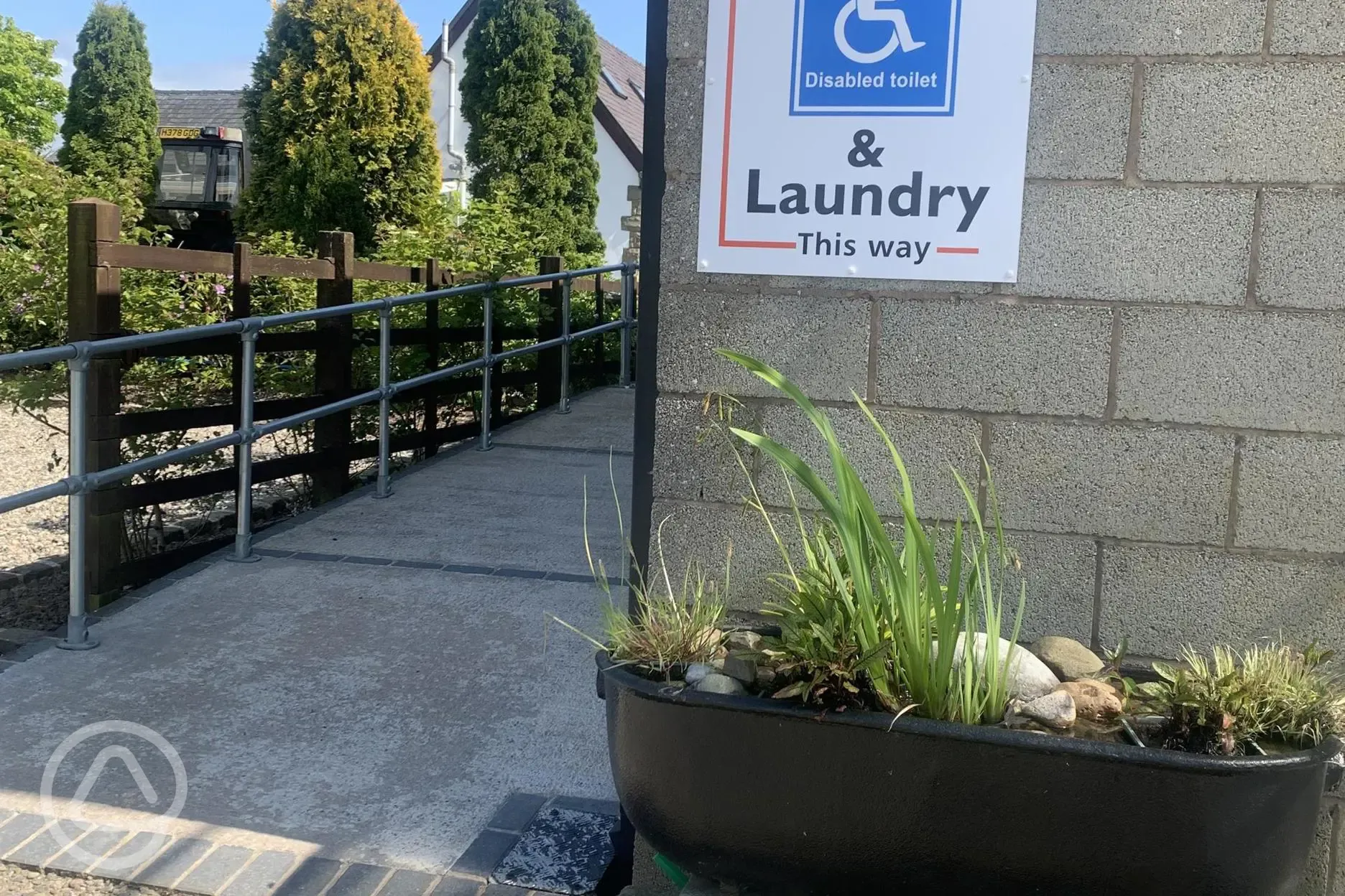 Accessible path to the laundry room