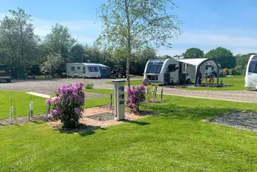 Hardstanding pitches at Northwood Caravan and Holiday Park