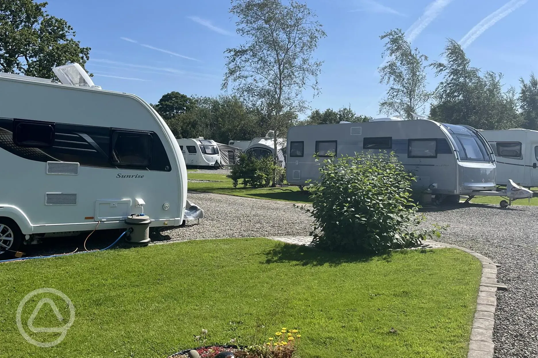 Hardstanding pitches Hardstanding pitches