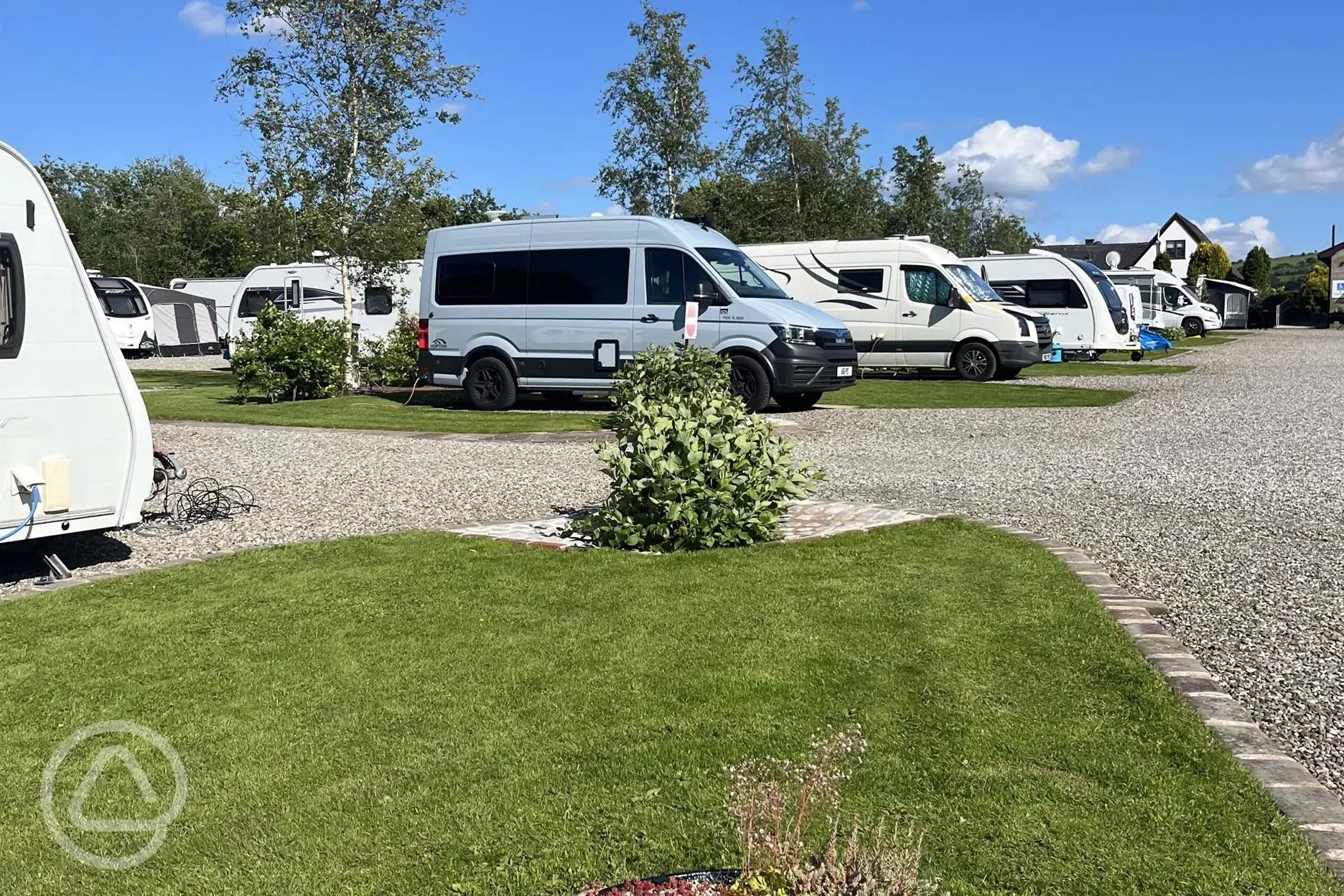 Hardstanding pitches Hardstanding pitches